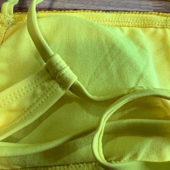 Wild Fable Women's Yellow and Pink Crochet Bralette Bikini Top - Size XS - NWT - Picture 5 of 9